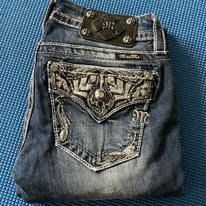 Miss me, cropped/capri jeans. W25, inseam 24